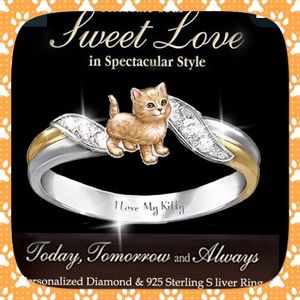 ❤️NEW❤️ “I Love My Kitty” Girls Ring ❤️